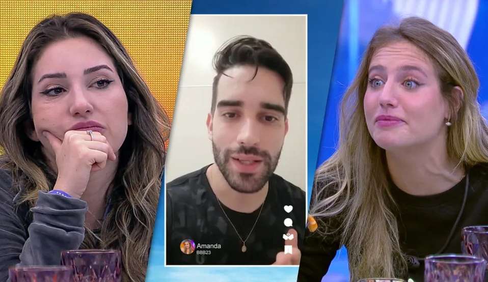 Irmão de Amanda reage a elogio de Bruna Griphao: “Zerei a vida”
