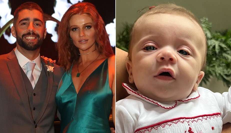 Cintia Dicker compartilha fotos da filha com Pedro Scooby e internet reage