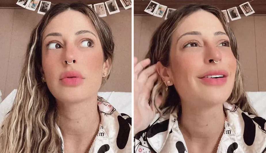 Tamy Contro publica relato de parto do seu filho com Projota