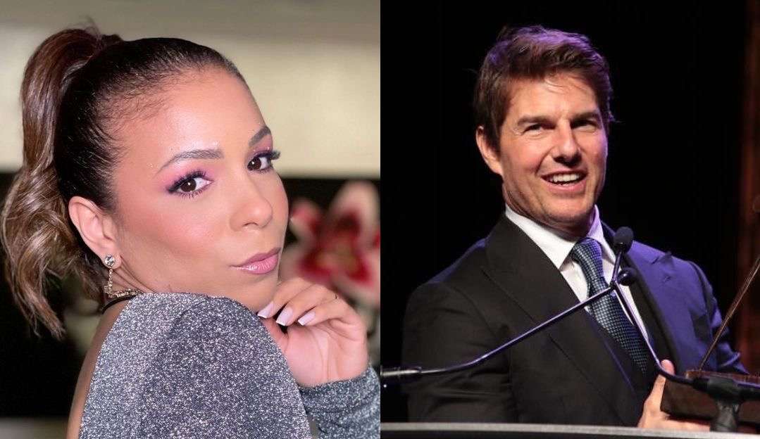 Belle Silva, esposa de Thiago Silva, se surpreende com Tom Cruise em restaurante