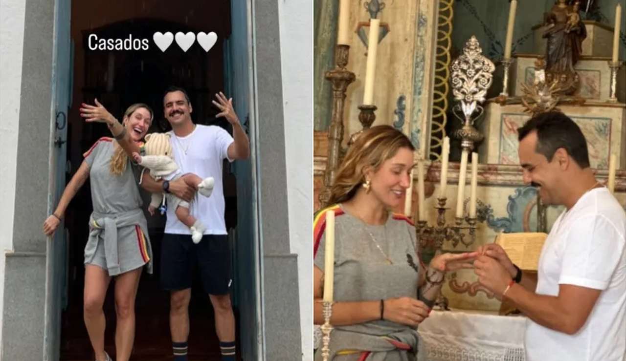 Gabriela Pugliesi se casa em cerimônia surpresa