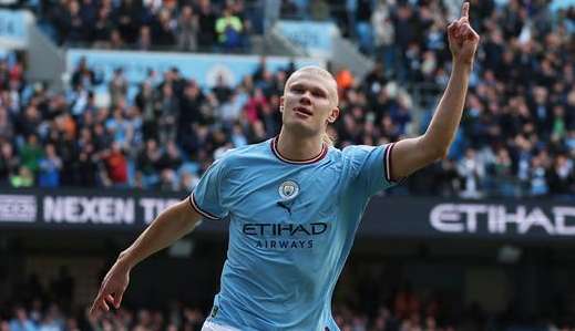 Guardiola destaca bons números de Haaland na temporada