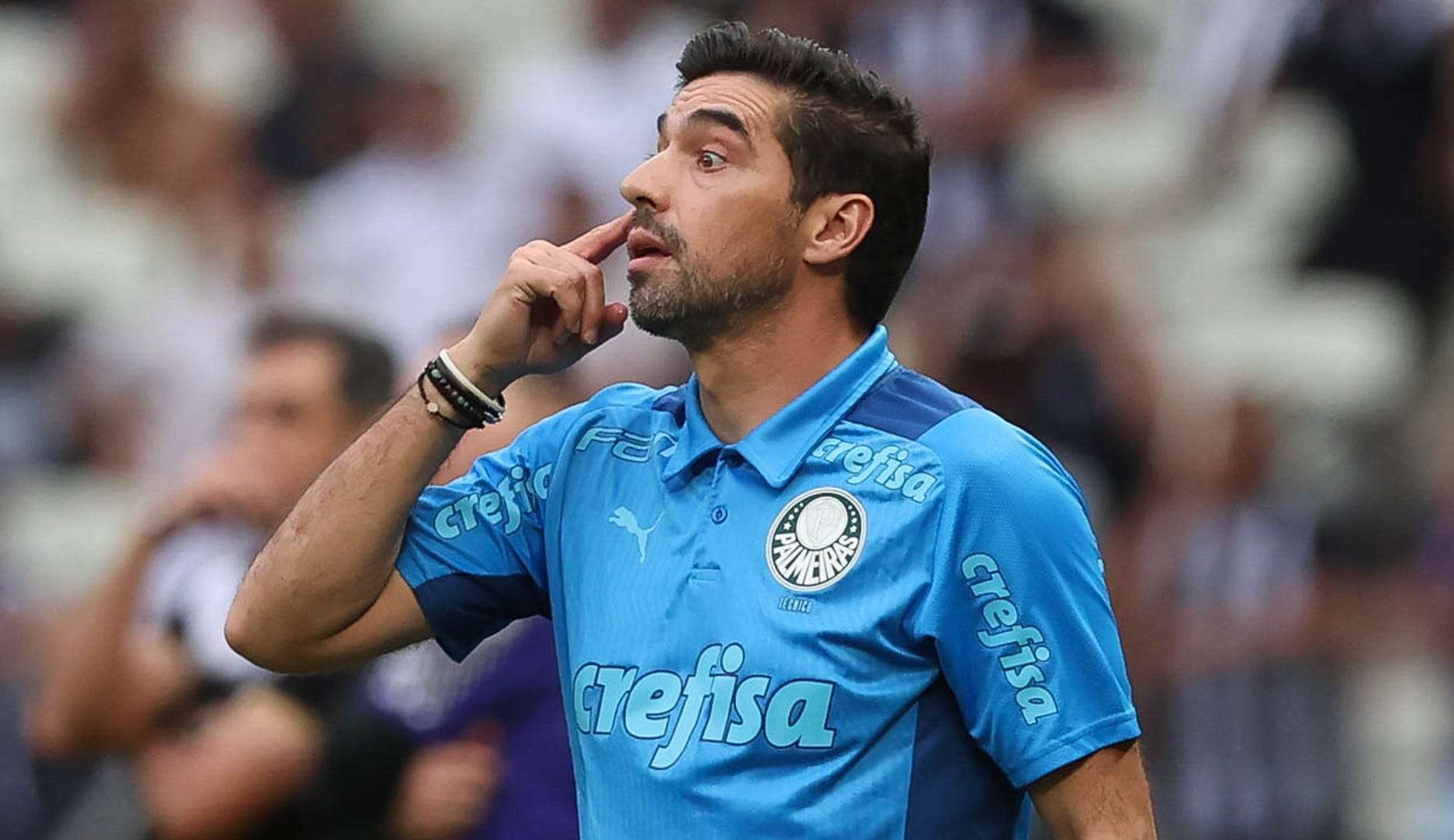Abel Ferreira diz que seca de Dudu “tem um pouco de ansiedade”