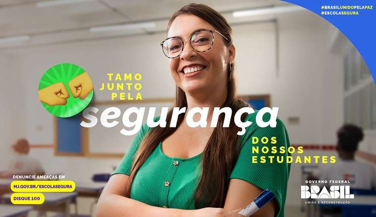 Governo lança movimento pela paz nas escolas