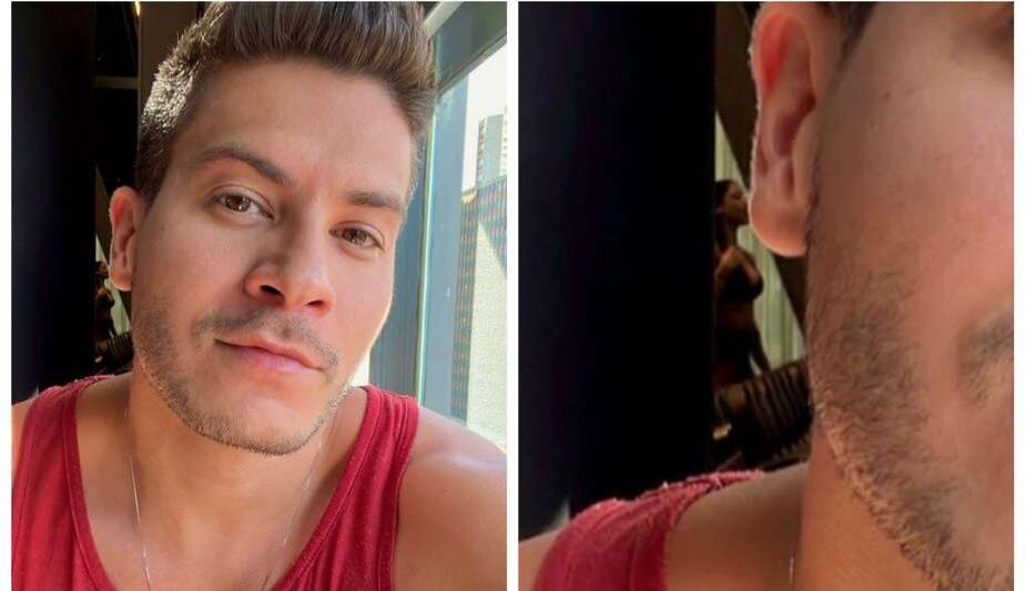 Arthur Aguiar publica foto com mulher no fundo e declara: “Deixa eu viver”
