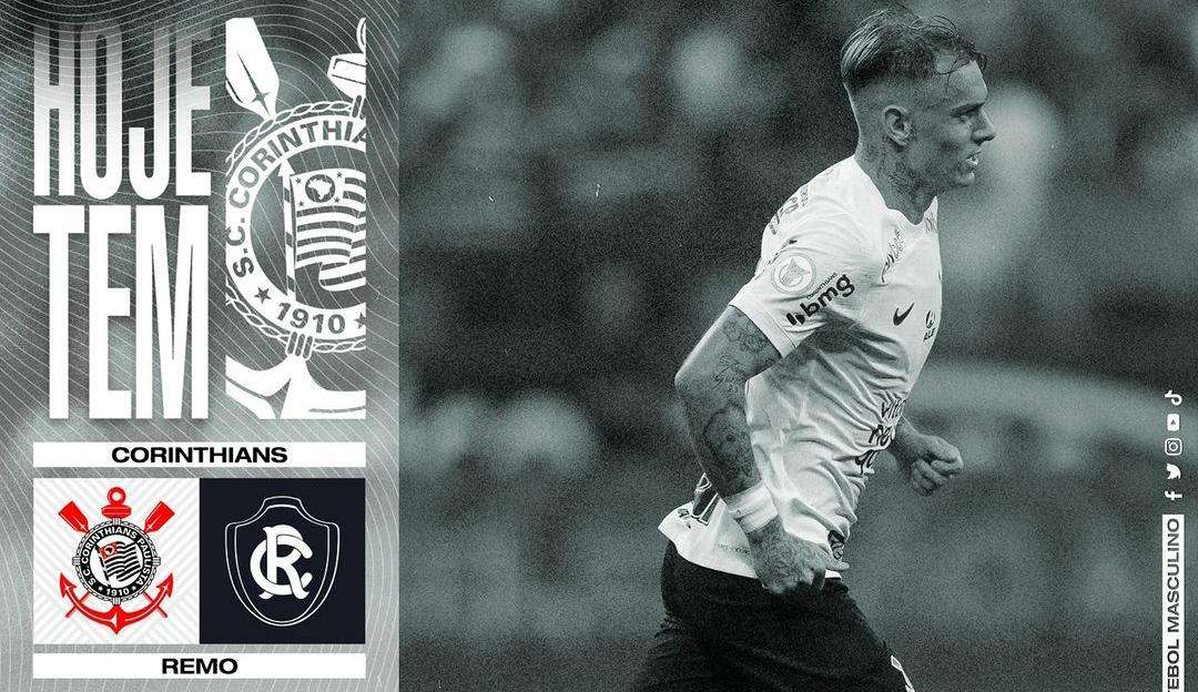 Corinthians x Remo: onde assistir, horário e escalações do jogo da Copa do Brasil