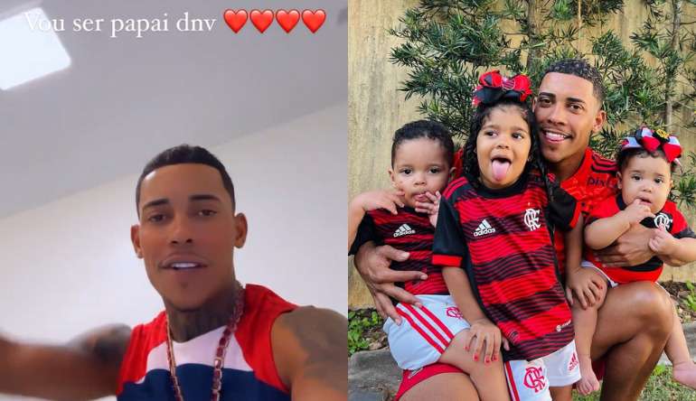 MC Poze conta que será pai pela quarta vez, ex opina nas redes sociais