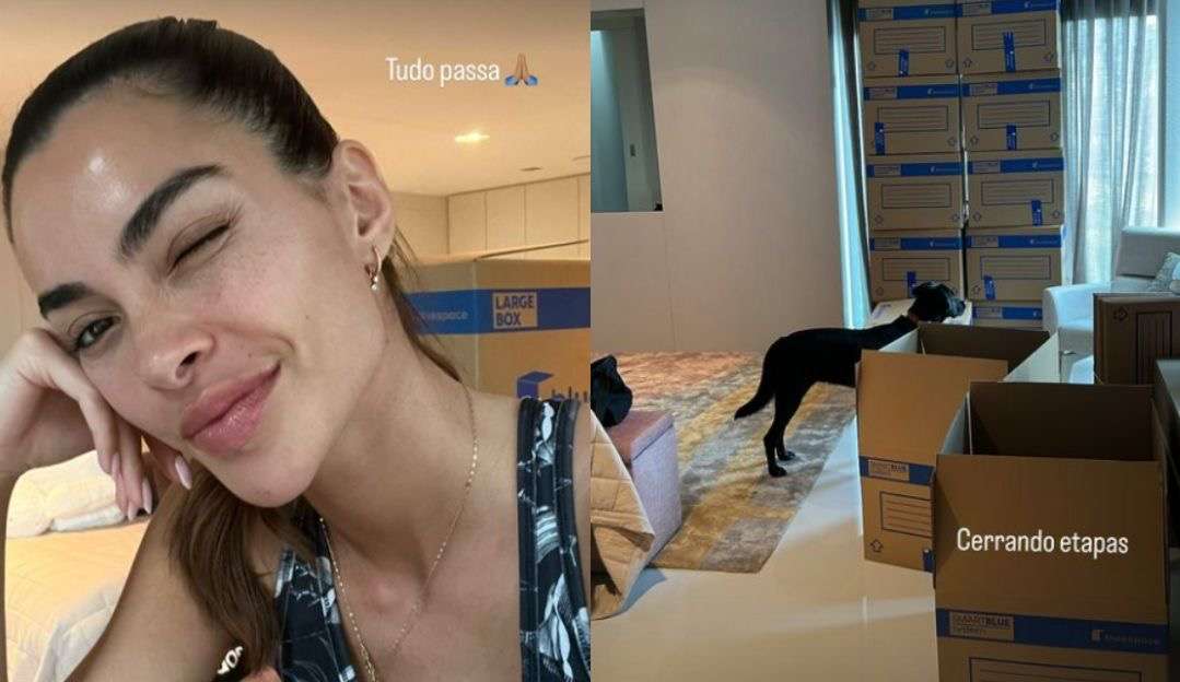 Joana Sanz, ex de Daniel Alves, mostra detalhes da mudança: “Tudo passa”