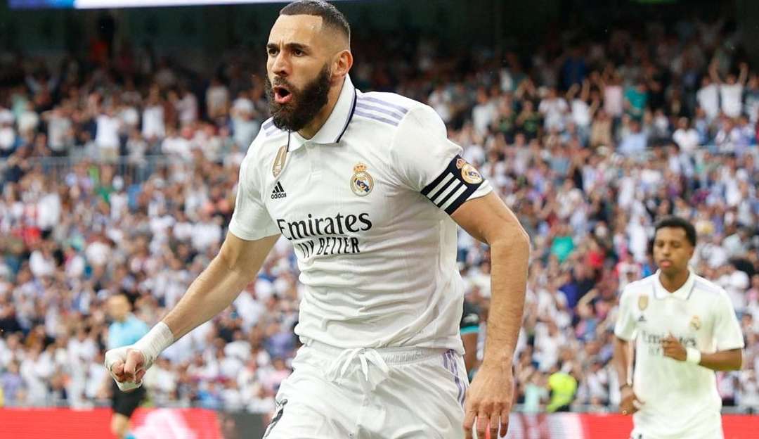 Benzema brilha e Real Madrid vence o Almeria no Campeonato Espanhol