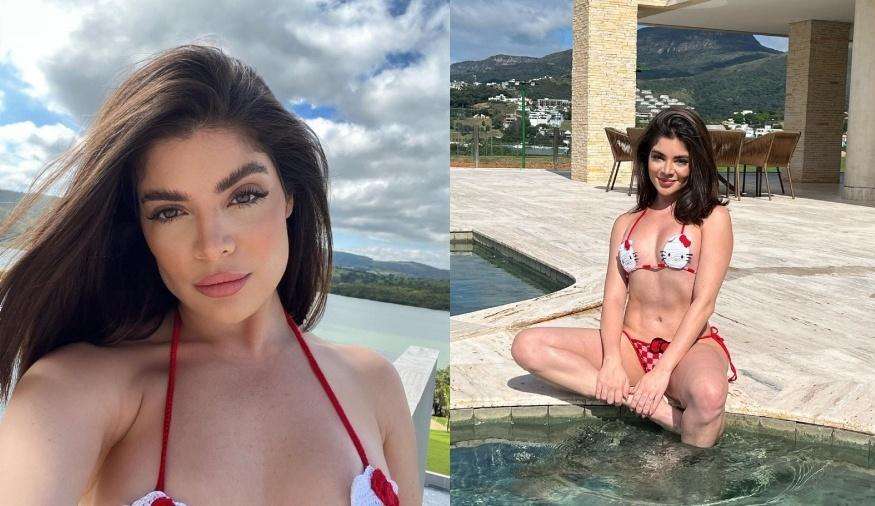 Gkay chama a atenção nas redes após usar biquíni de R$1,6 mil