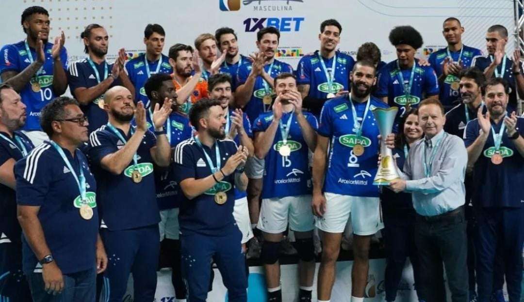 Cruzeiro é campeão da Super Liga Masculina de Vôlei