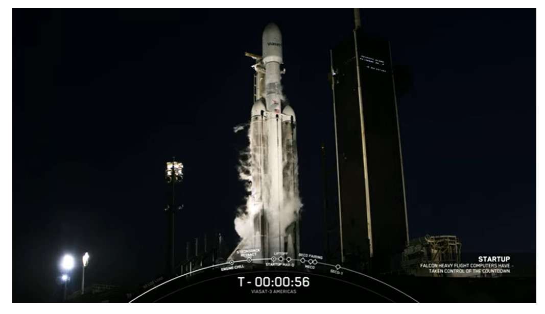 Viasat lança primeiro satélite com internet para todo o continente americano