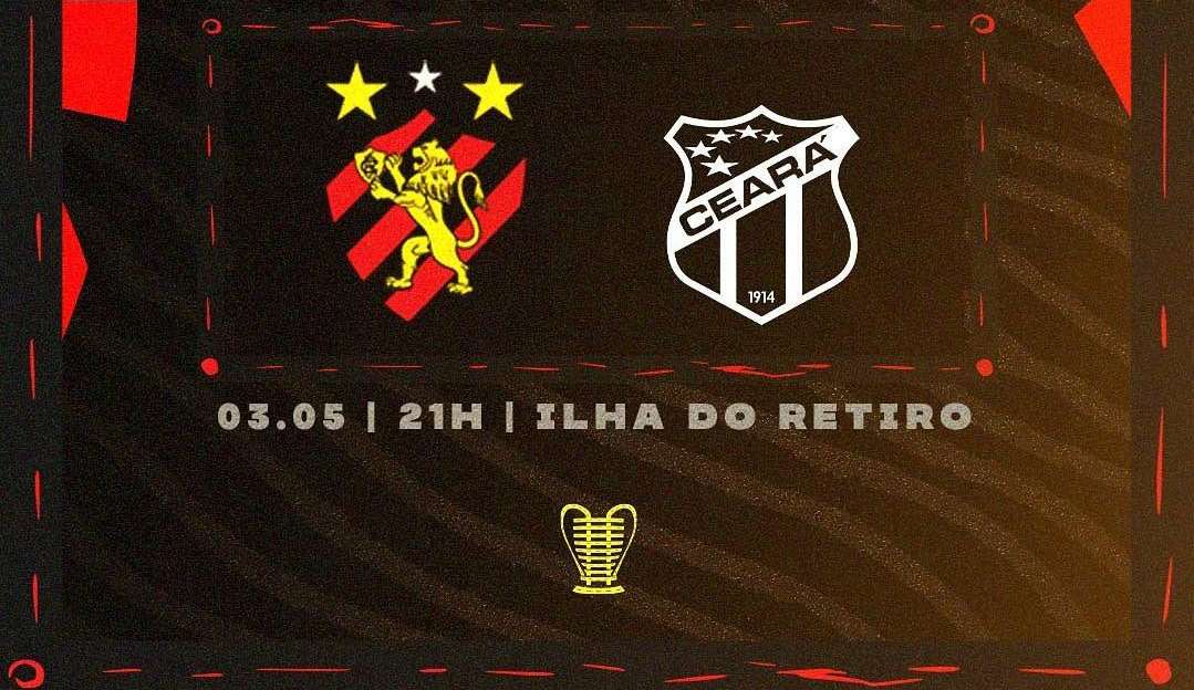 Sport x Ceará: onde assistir, horário e escalações do jogo da final