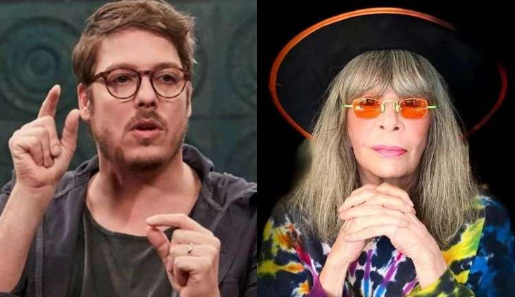 Rita Lee revelou para Fábio Porchat que não gostava de ouvir as próprias músicas
