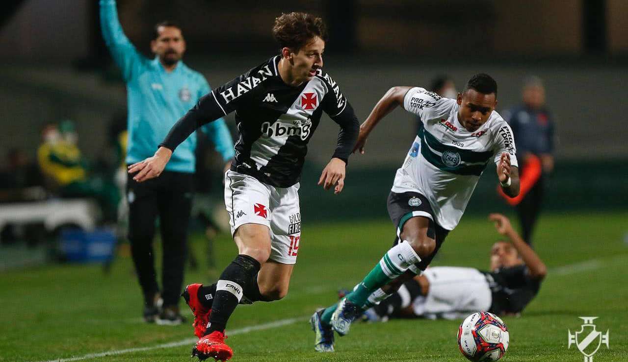 Coritiba x Vasco: prováveis escalações, horário e onde assistir