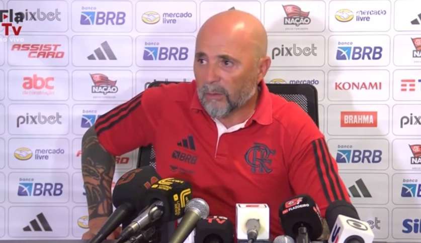 Jorge Sampaoli explica o motivo das cinco alterações no intervalo