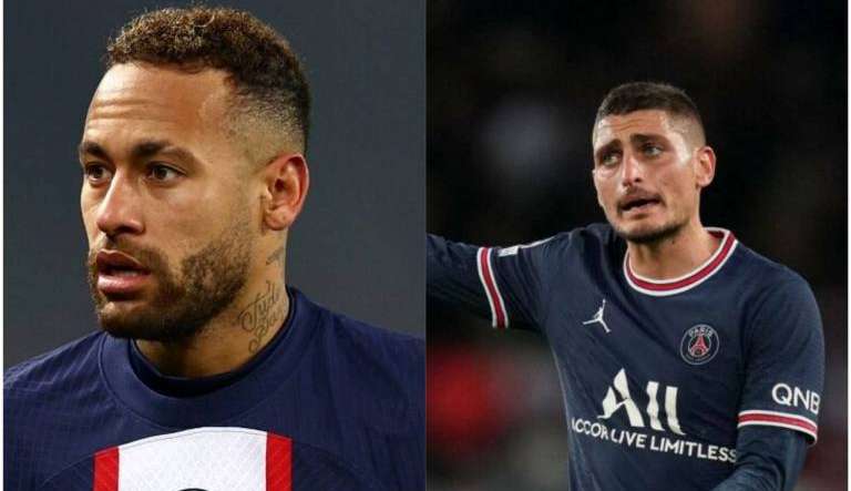 PSG pretende negociar Neymar e Verratti em julho, diz jornal