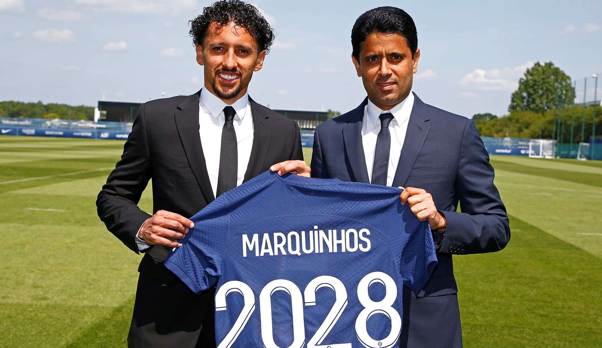 Marquinhos renova seu contrato com o Paris Saint-Germain
