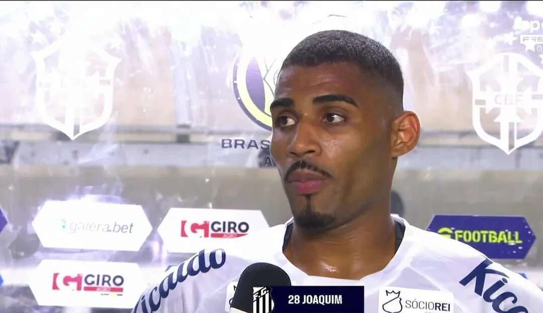 Joaquim, zagueiro do Santos, valoriza empate contra o Palmeiras
