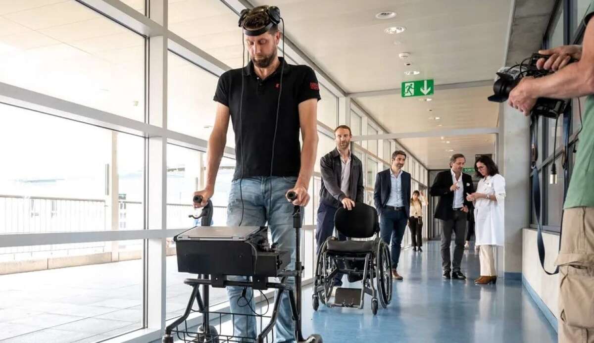 Implante eletrônico cerebral em paraplégico tem resultados positivos