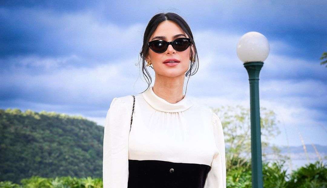 Thaila Ayala aparece em desfile no Rio e fala sobre as dificuldades da maternidade