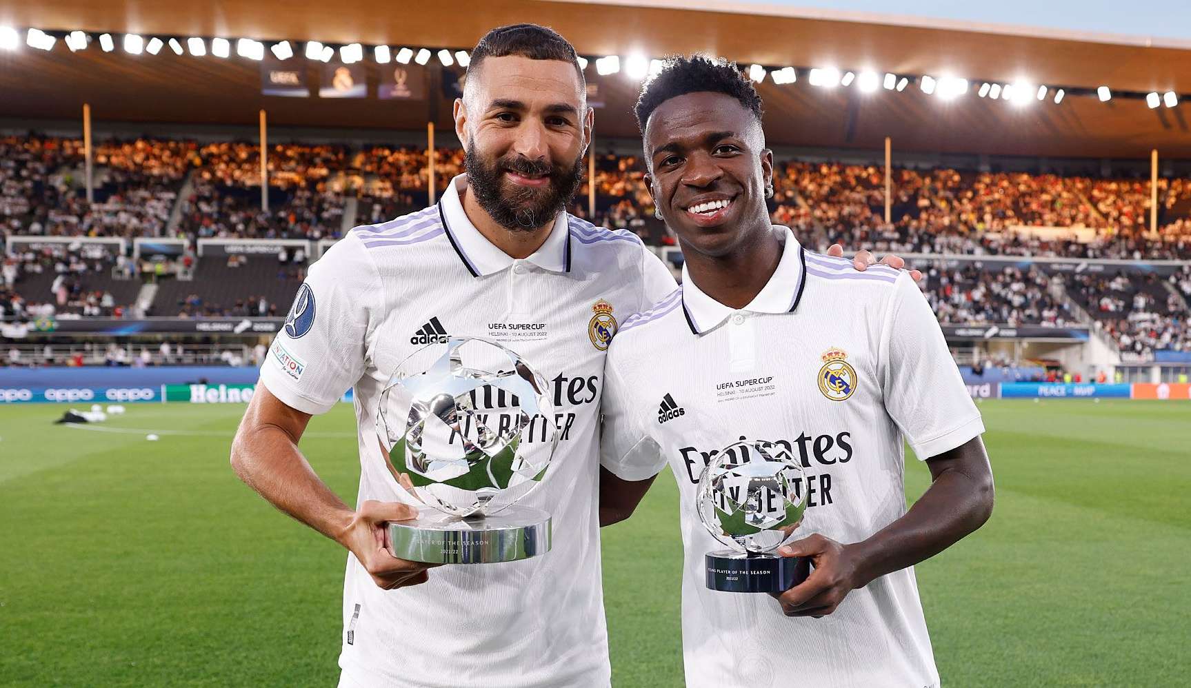 Vini Jr publica texto se despedindo de Benzema