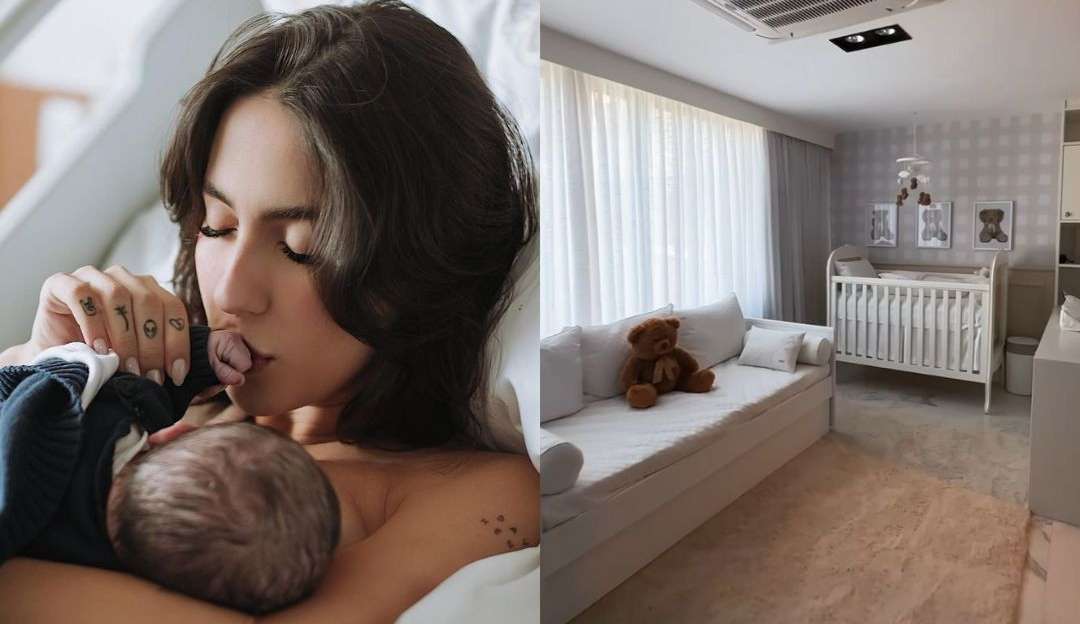 Gabi Brandt mostra o quarto de Beni, seu terceiro filho