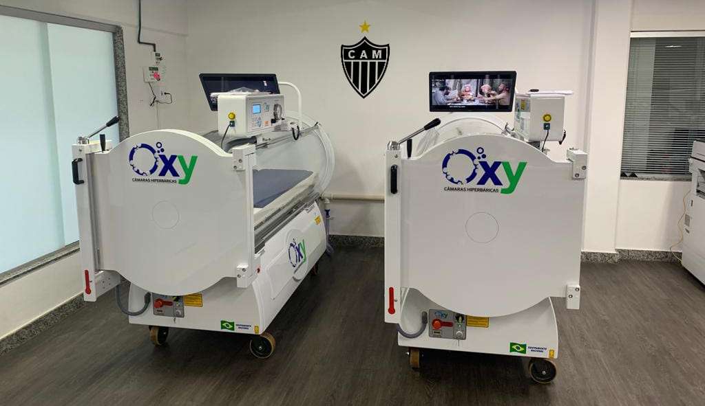 Câmaras Hiperbáricas da Oxy chegam no Atlético Mineiro