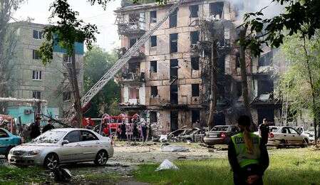 Ataques com misseis deixam mortos e feridos na Ucrânia