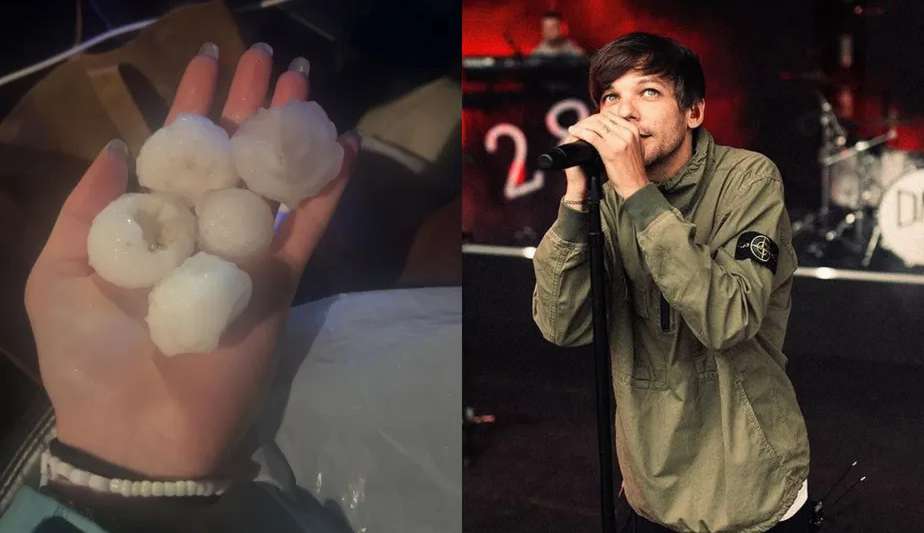 Tempestade de granizo causa caos durante show de Louis Tomlinson em Morrison, Colorado