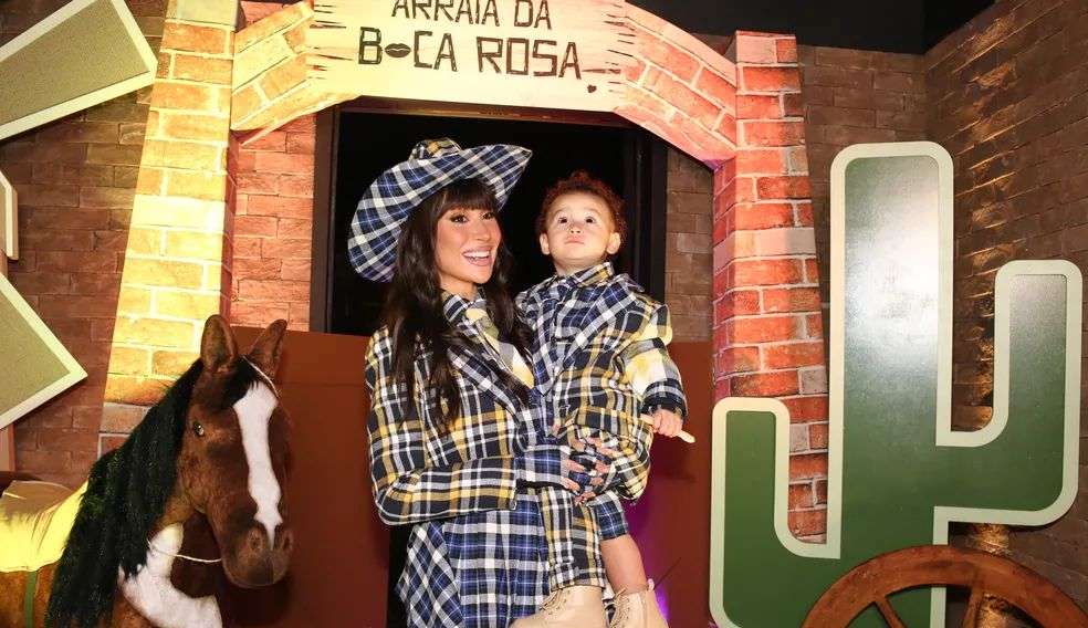 Bianca Andrade estreia nova mansão com festa junina