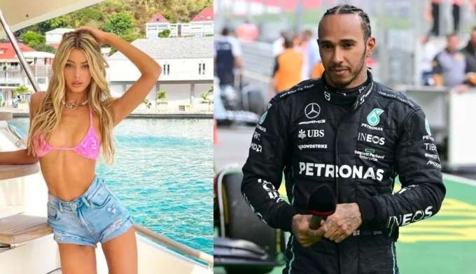 Celeste Bright expõe mensagem de Lewis Hamilton no Instagram e deixa recado