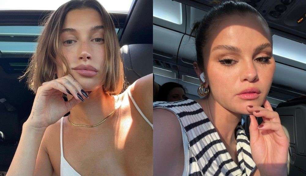 Hailey Bieber quebra silêncio e fala sobre suposta rivalidade com Selena Gomez