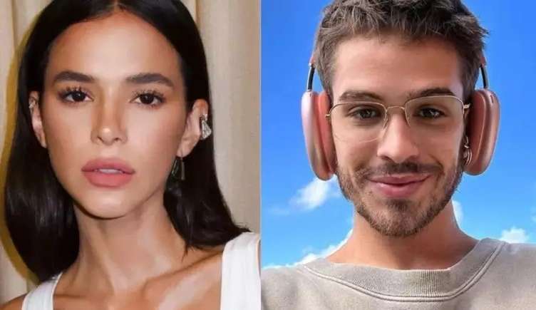 Bruna Marquezine e João Guilherme curtem festa junina juntos