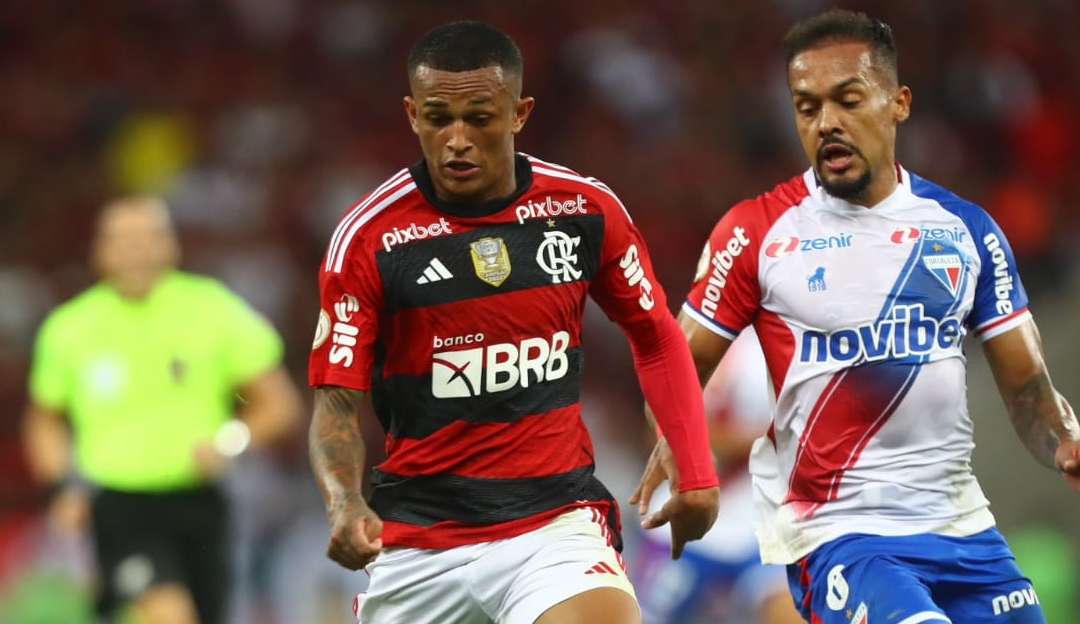 Jogando no Maracanã, Flamengo vence o Fortaleza