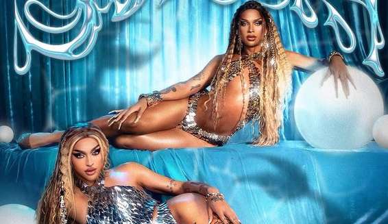 Pabllo Vittar e Lia Clark divulgam capa de música inédita