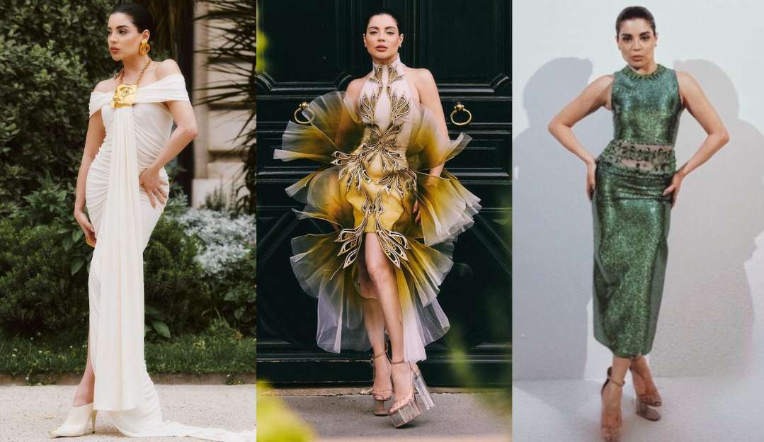 Semana de alta-costura: Gkay marca presença em fila A da Schiaparelli