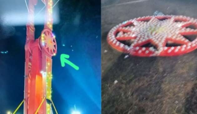 Peça de brinquedo se solta e fere duas mulheres; veja o vídeo