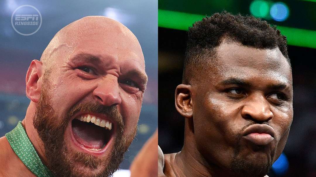 Francis Ngannou e Tyson Fury anunciam superluta de boxe em outubro