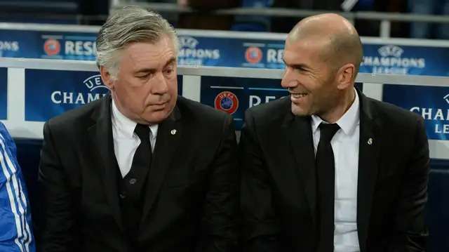 Carlo Ancelloti diz que Zinedine Zidane mudou sua visão como técnico