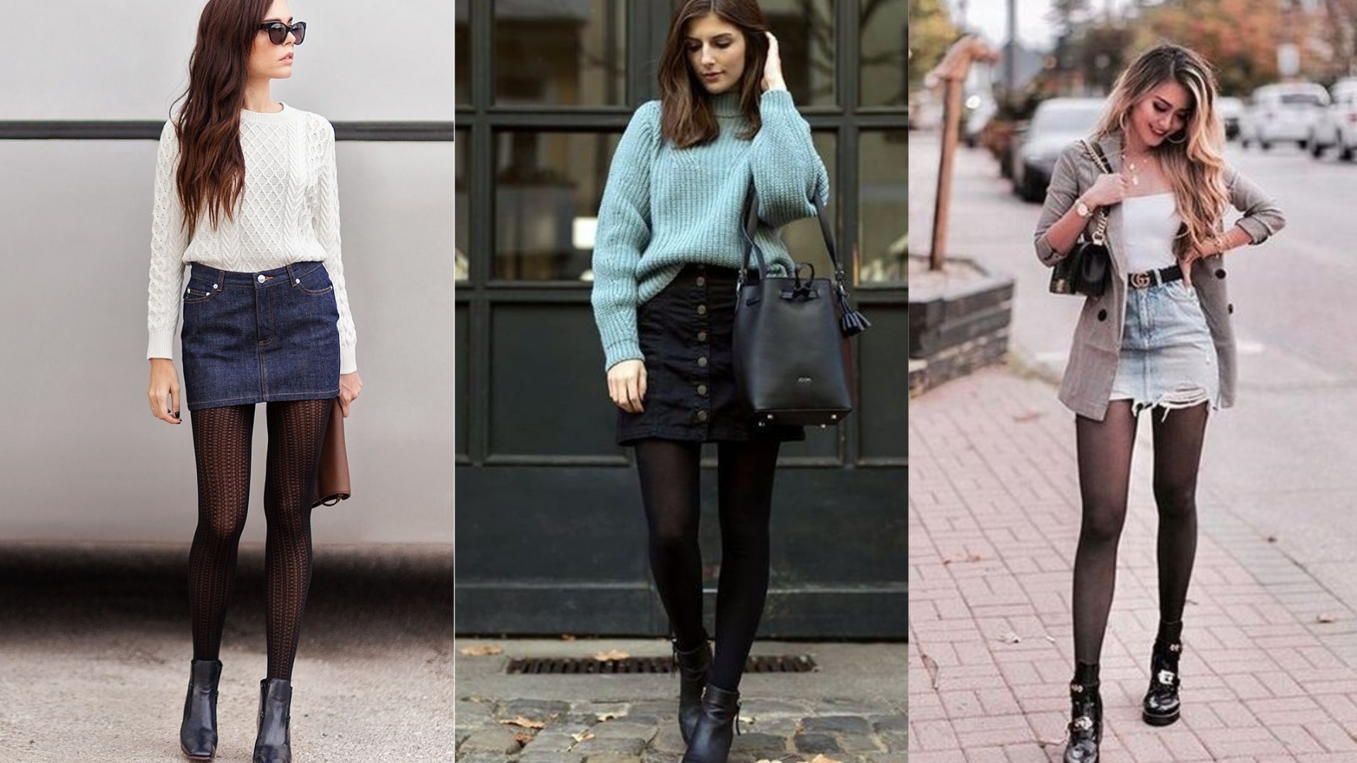 Formas mais estilosas de compor o look com meia-calça preta