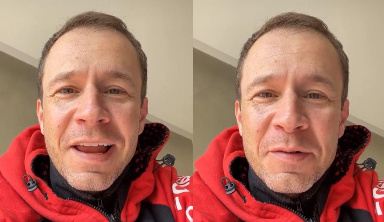 Tiago Leifert brinca com vídeo que virou meme: “/Minha arte sendo reconhecida”/