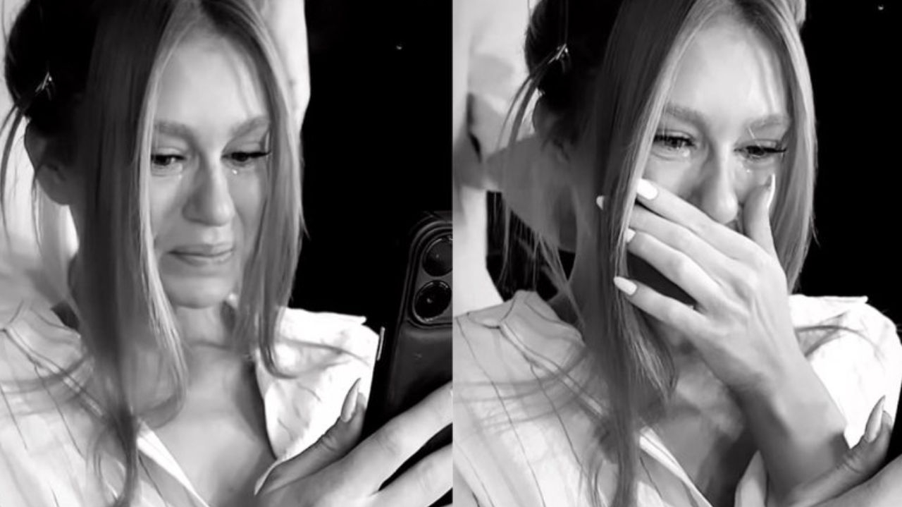 Marina Ruy Barbosa se emociona nos preparativos para o desfile de sua marca de moda