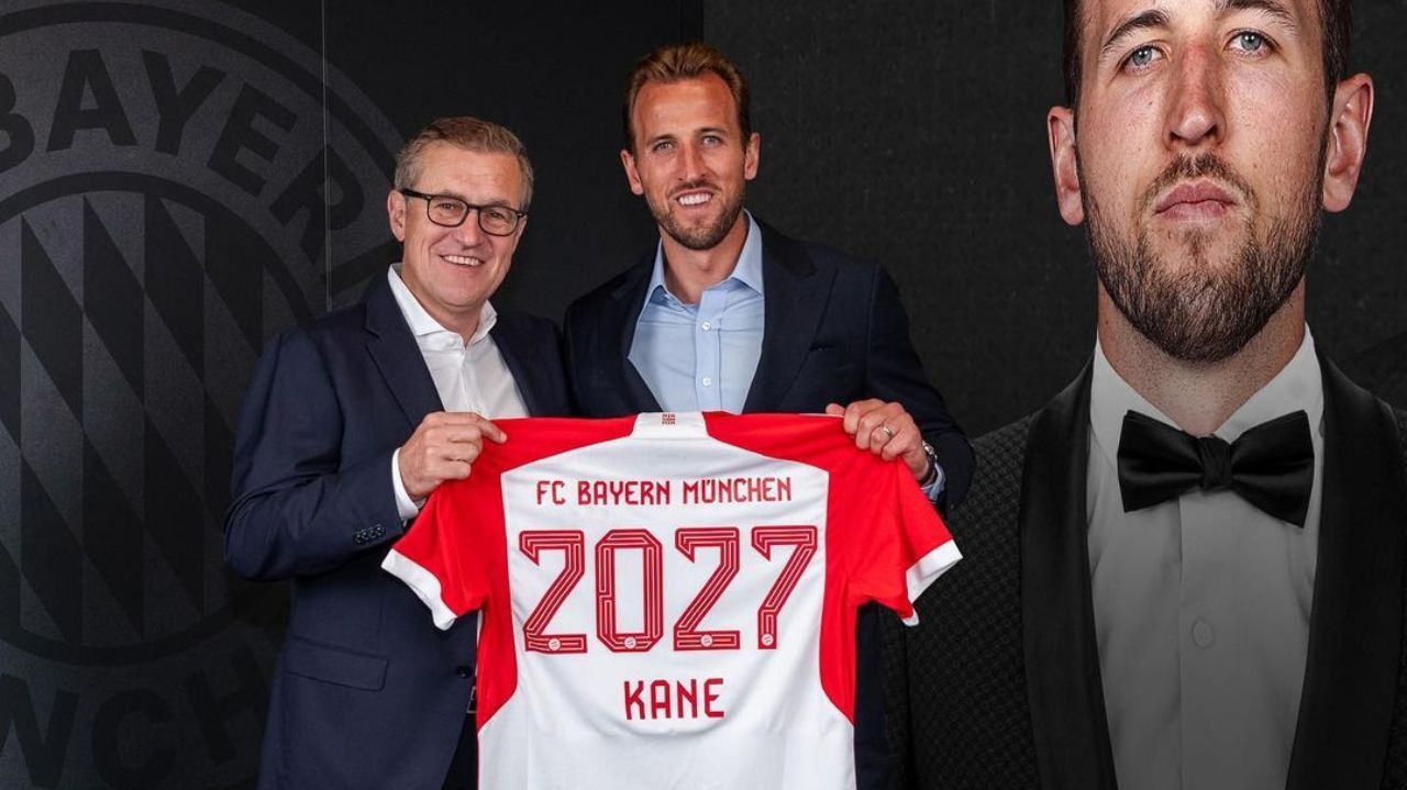 Harry Kane é o novo camisa 9 do Bayern de Munique