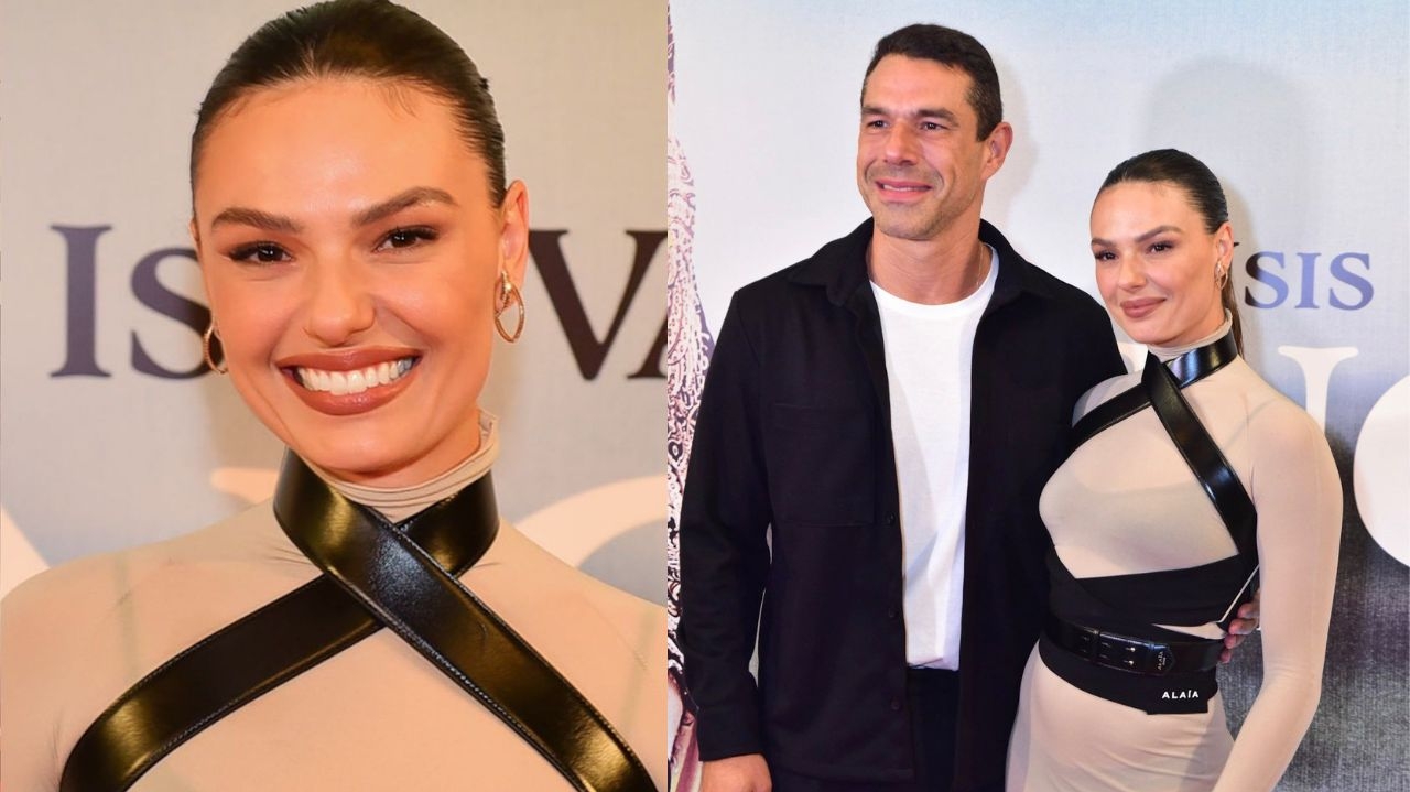 Ísis Valverde evita falar de relacionamento com Marcus Buaiz em evento