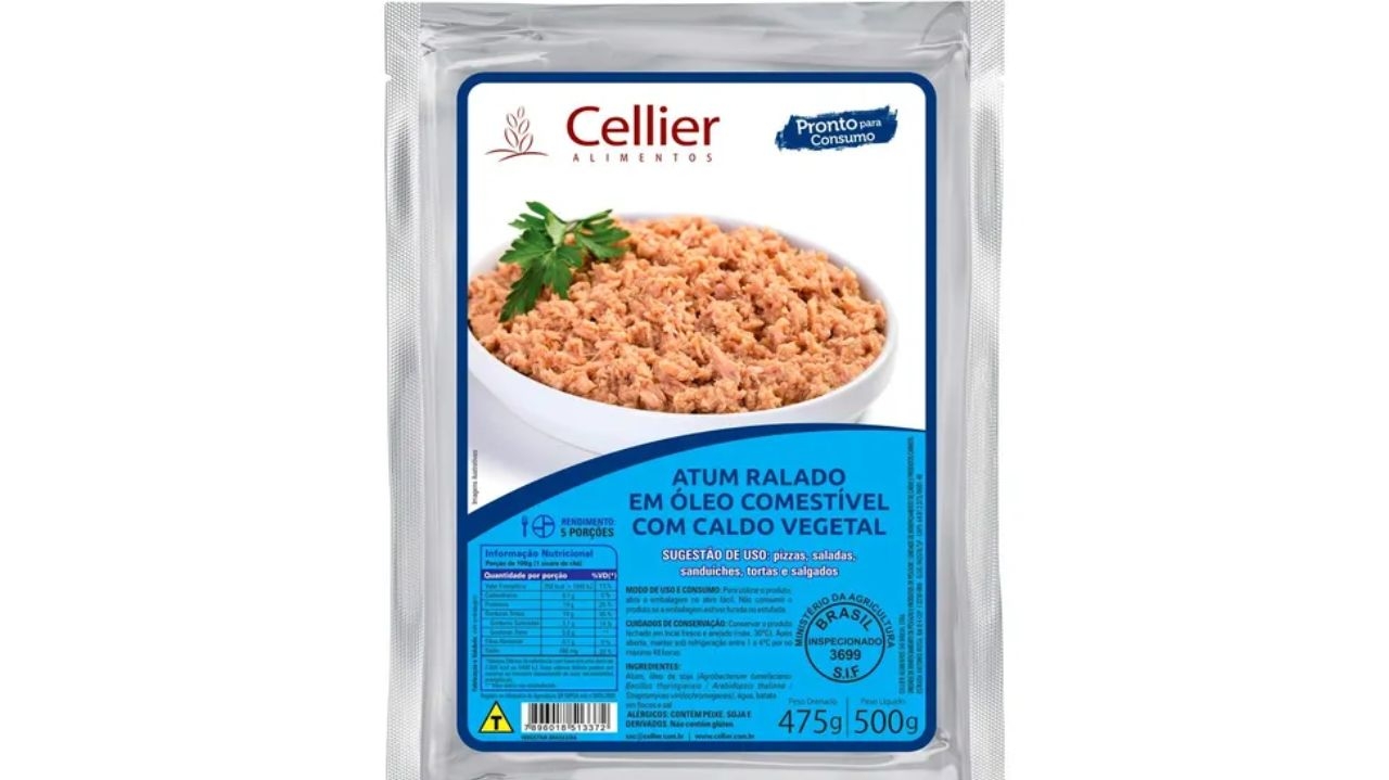 Anvisa proíbe a venda de lote específico de atum enlatado da marca Cellier