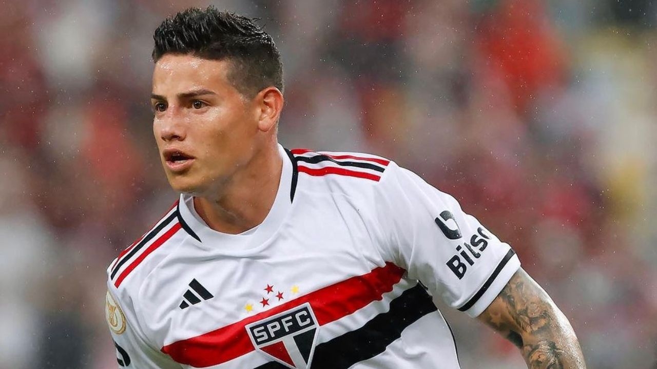 James Rodríguez será titular no São Paulo pela primeira vez contra o Botafogo