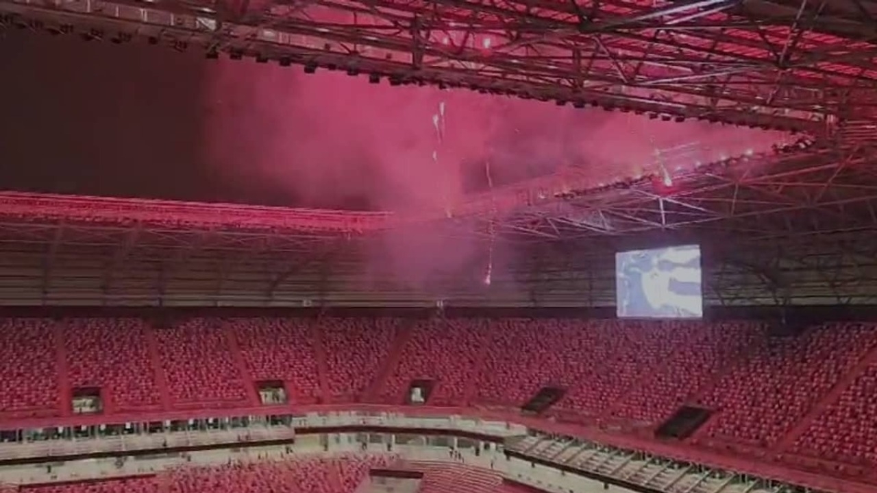 Atlético-MG organiza queima de fogos em seu novo estádio em comemoração ao título de 1937