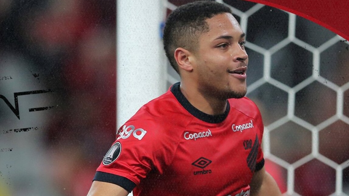 Atlético MG sai em vantagem, mas Furacão com Vitor Roque busca empate em casa