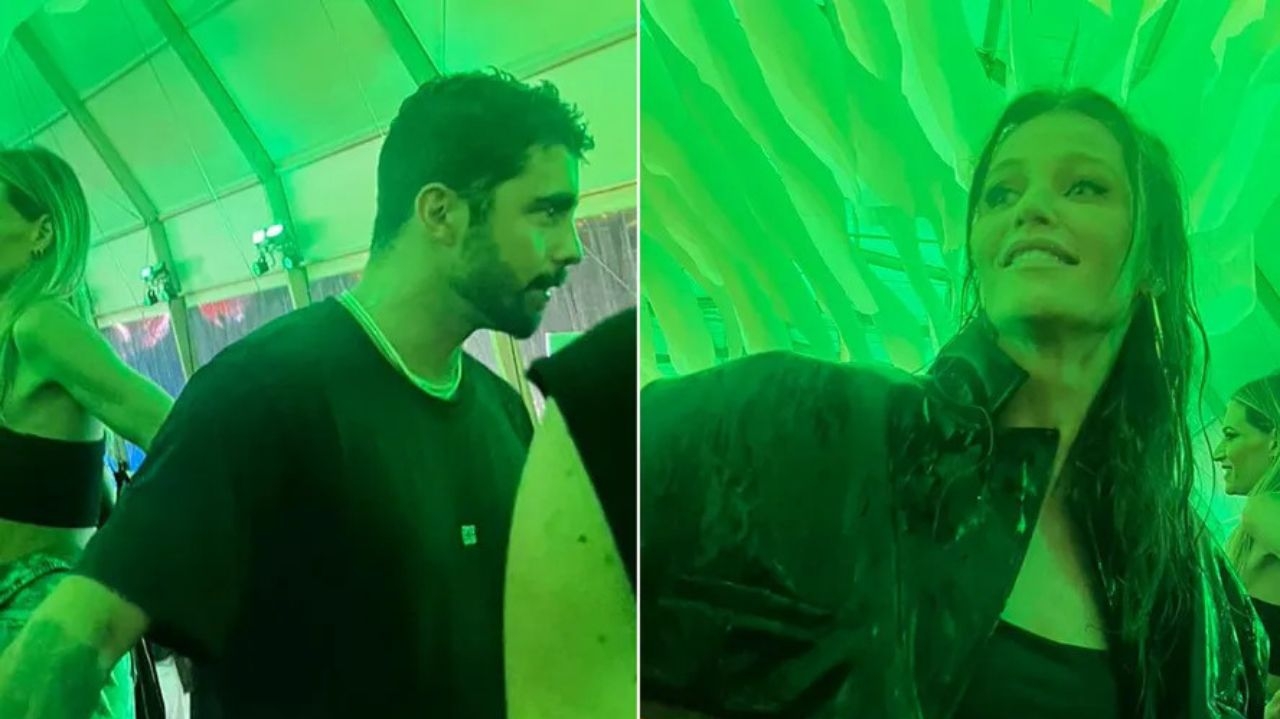 Chuva atinge famosos no The Town, mas não impede a diversão